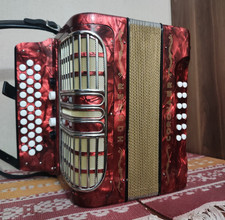 Hohner Corona III R G/C/F fisarmonica a bottoni diatonici