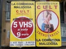 2 COFANETTI 10 VHS FILM LA