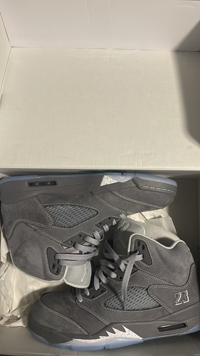 Air jordan retro - 5, grigio