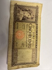 500 LIRE CAMPIONE ITALIA ORNATA DI SPIGHE MEDUSA 1947