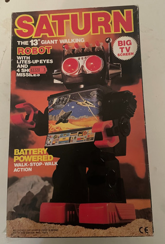 Vintage 80s kamco saturn robot - vintage,