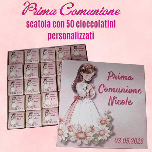 Scatola con cioccolatini - scatola, 50