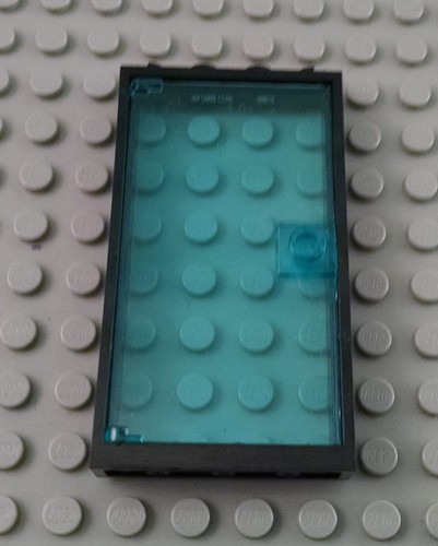 Lego porta nera 1x4x6 - porta, con
