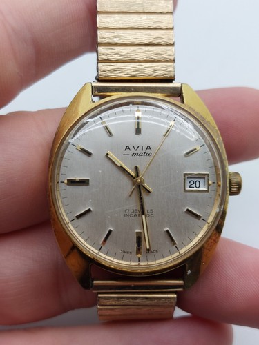 Orologio vintage avia matic - vintage,
