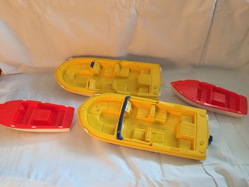 Motoscafo speed boat giallo - boat, e