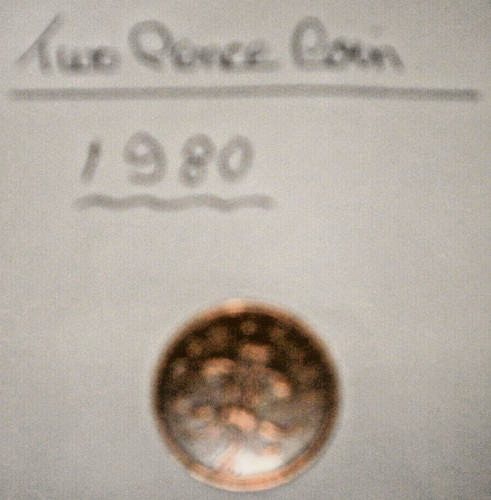 Moneta pence nuova - 2p, 1980