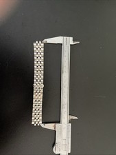 BRACCIALE ZENITH IN ACCIAIO FINALI DRITTI 19MM BUONISSIME CONDIZIONI ANNI 70's 