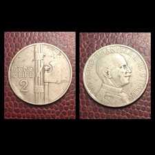 Moneta Buono da 2 Lire 1924