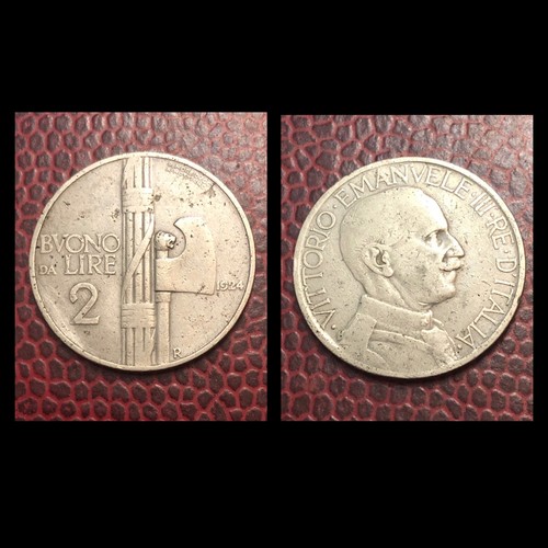 Moneta buono lire 1924 - buono, 2