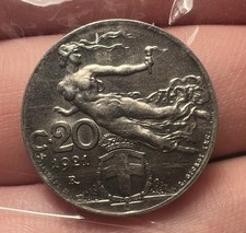 REGNO D’ITALIA - VITTORIO EMANUELE III - 20 CENTESIMI 1921