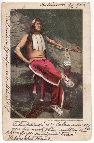 Lakota indiano plenty - plenty, horse