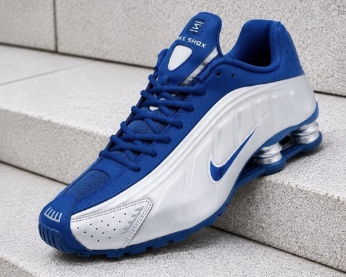Nike shox shoes court - r4, blue