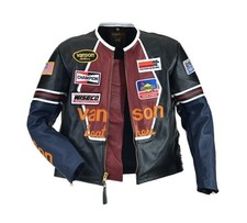 Giacca moto corsa uomo vanson - giacca,