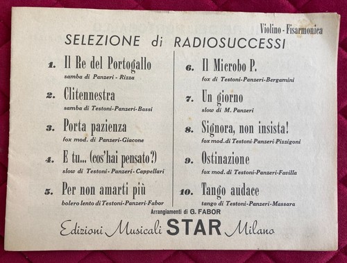 Spartito musicale selezione - selezione, di