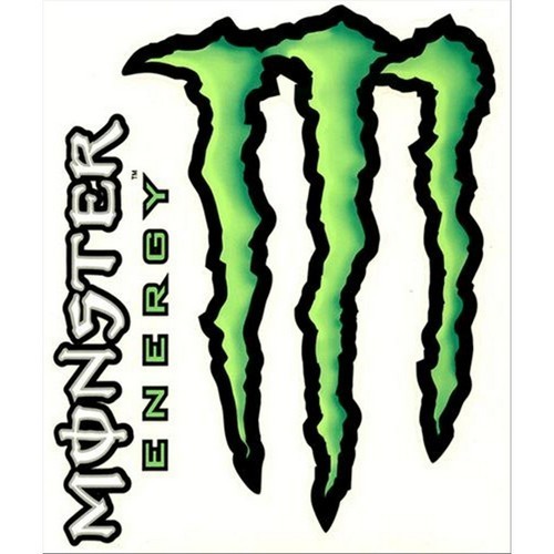 Adesivo logo monster - adesivo,