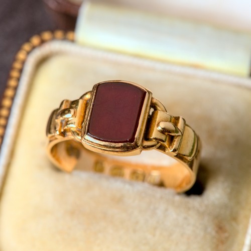 Superbo anello antico - antico, inglese