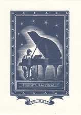 Exlibris Bookplate Legno