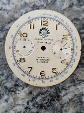 Quadrante Cronografo Orologio Vintage  32mm Usato.  Per Eventuale Progetto