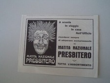 advertising Pubblicità 1929 MATITA NAZIONALE PRESBITERO