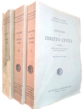 De RUGGIERO " Istituzioni di Diritto Civile " 1934 - COPIA PRESIDENTE CASSAZIONE