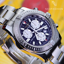 OROLOGIO DA UOMO BREITLING COLT CHRONO QUARZO 44 MM BELLISSIMO QUADRANTE NERO PRO III A73388