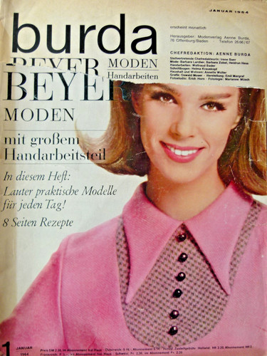 Vecchio quaderno moda burda - vecchio,