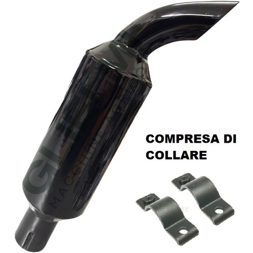 Marmitta silenziatore trattore - marmitta,