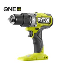 TRAPANO AVVITATORE A PERCUSSIONE A BATTERIA RYOBI "RPD18BL2-0" 18V, SOLO CORP...