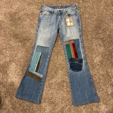 Jeans svasati patchwork