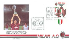 Busta filatelica supercoppa - busta,