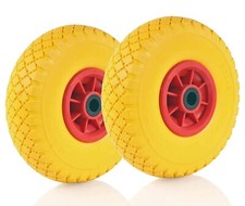 COPPIA RUOTE GIALLE 3.00-4