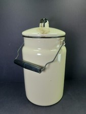 Vintage Soviet Enamel Milk Can