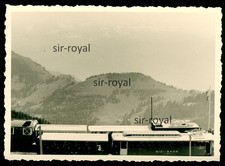 Ferrovia Rigi davanti alla ferrovia Arth-Rigi sul monte Rigi anni '50 - Svizzera - foto 10x7cm