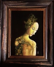 Quadro 'La dame au chignon'