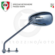 SPECCHIO A GOCCIA CROMATO SINISTRO VESPA 50 125 150 200 SPECIAL R L PX ET3