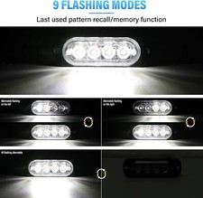 Luce strobo emergenza - 4, led