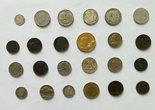 24 monete metalliche da