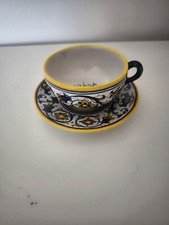 Tazzina e piattino ceramica