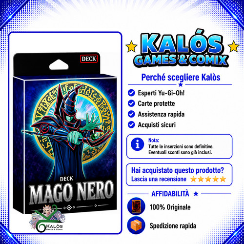 Yugioh mazzo deck mago nero - mazzo,