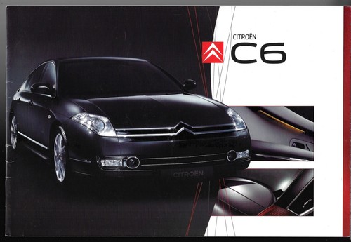 Citroen 2008 2009 brochure - c6, 2008-2009