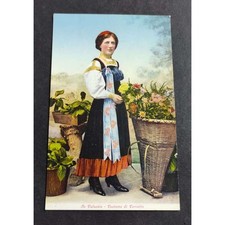 Cartolina  Costume di Cervatto  -  Valsesia