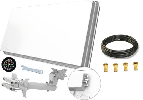 Antenna piatta satellitare - , 4
