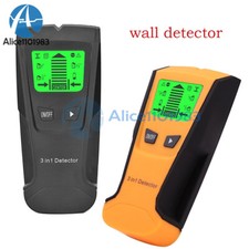3 in1 LCD Stud Legno Parete Centro Finder Scanner Metallo AC Live Wire Detector Nuovo