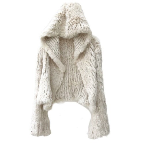 Cappotto donna maglia vera