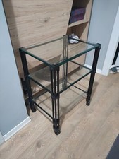 Carrello Porta TV con Ruote Mobile basso Moderno vetro