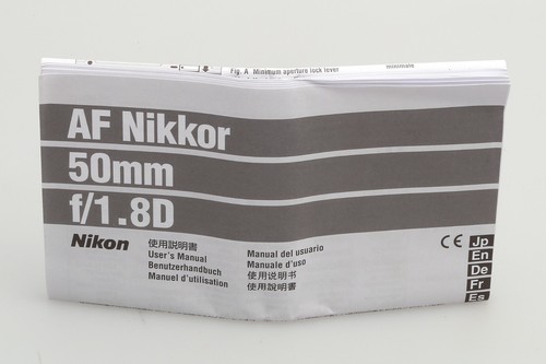 Istruzioni originali nikon - originali, per