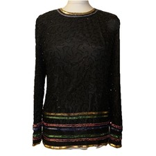 Top vintage Leslie Fay sera