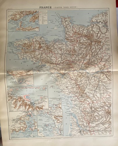 Carta geografica francia - carta,