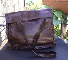 Borsa Mano In Pelle Vitello Marrone Francesco Biasia