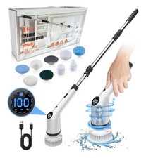 SPAZZOLA ELETTRICA ROTANTE 9 IN 1 SENZA FILI RICARICABILE SCOPA PER PULIZIA CASA